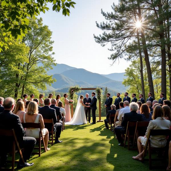 結婚式の風景