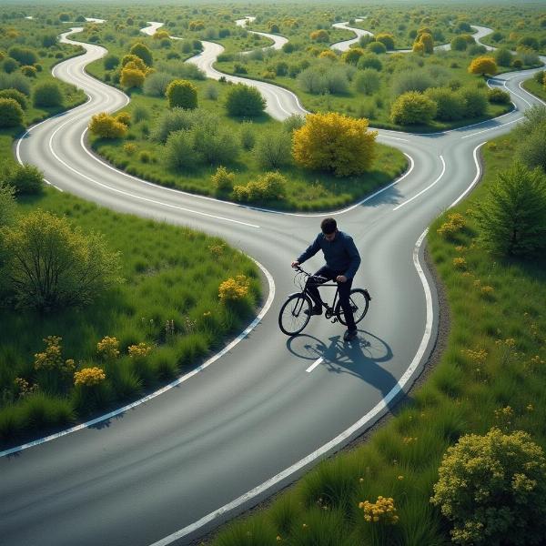 自転車を探す夢：道に迷う