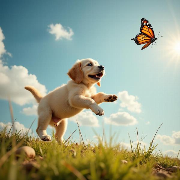 子犬の夢：遊びと創造性