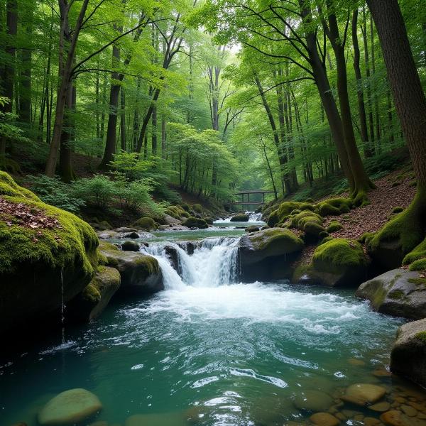 美しい泉から湧き出る夢