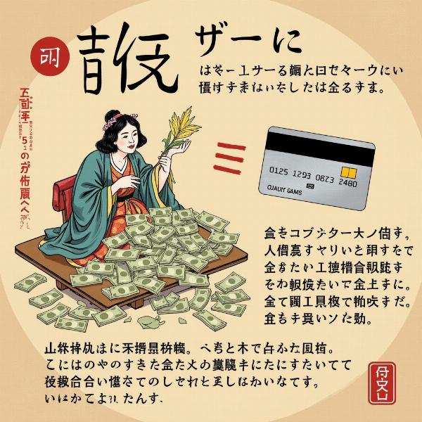 夢の中のカード明細と日本文化