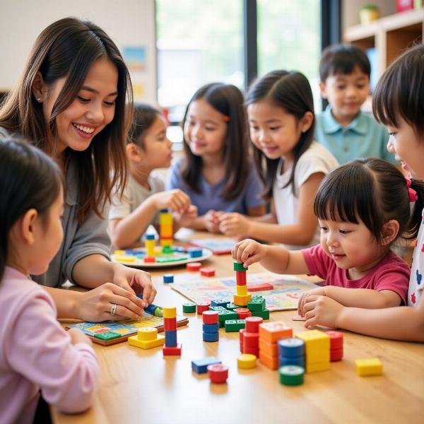 夢の木保育園で遊ぶ子どもたち