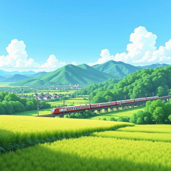 夢待列車の歌詞と懐かしい故郷の風景